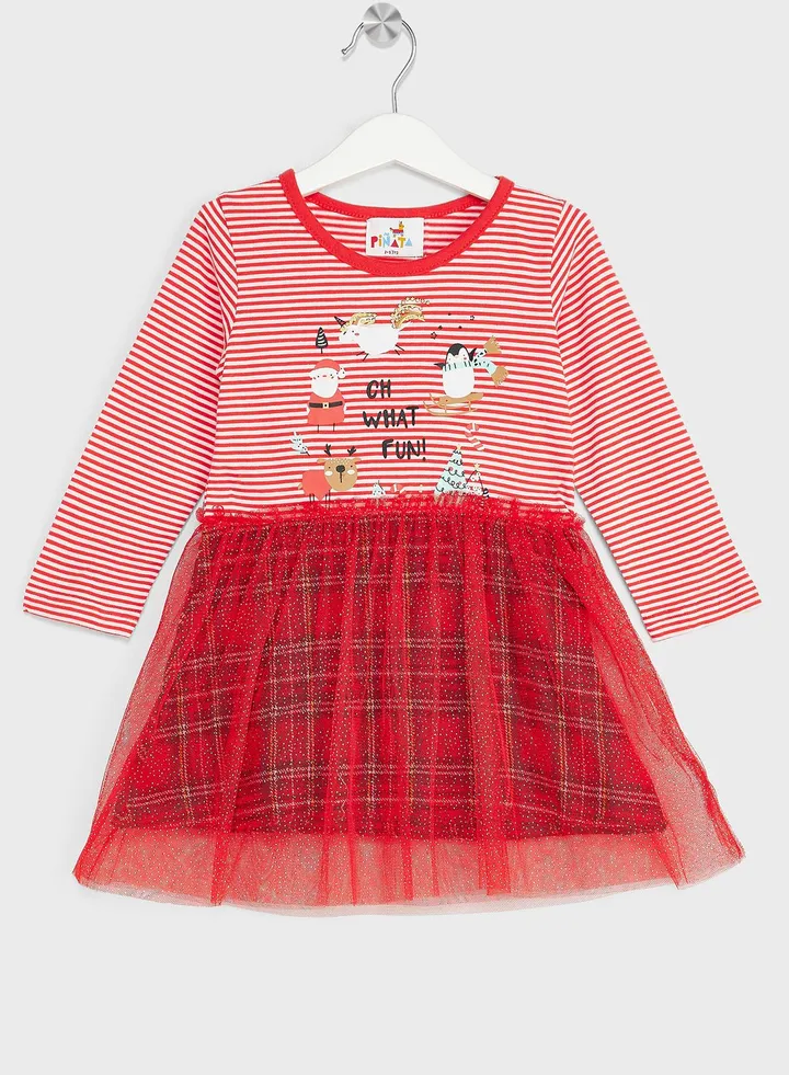 Girls Long Sleeve Tutu Dress