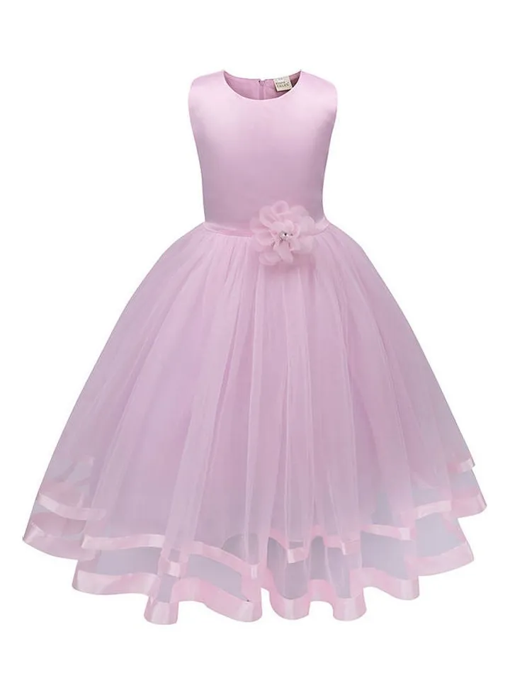Mesh Detailed Bubble Dress Pink