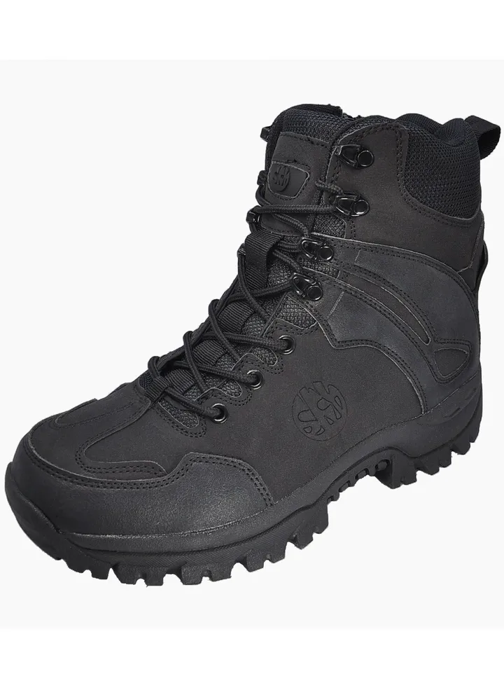 SKY VIEW Men Hiking Shoes Non-Slip Ankle High Hiking Boots Outdoor Lightweight Shoes Trekking Trail Sneakers Black