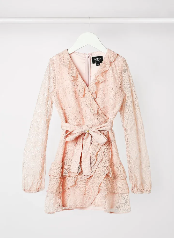 Kids/Teen Lace Dress Light Pink