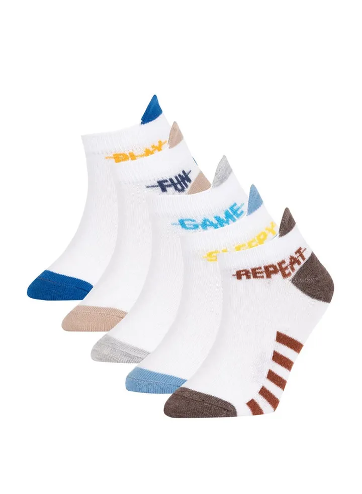 Boy Low Cut Socks - 5 Pack