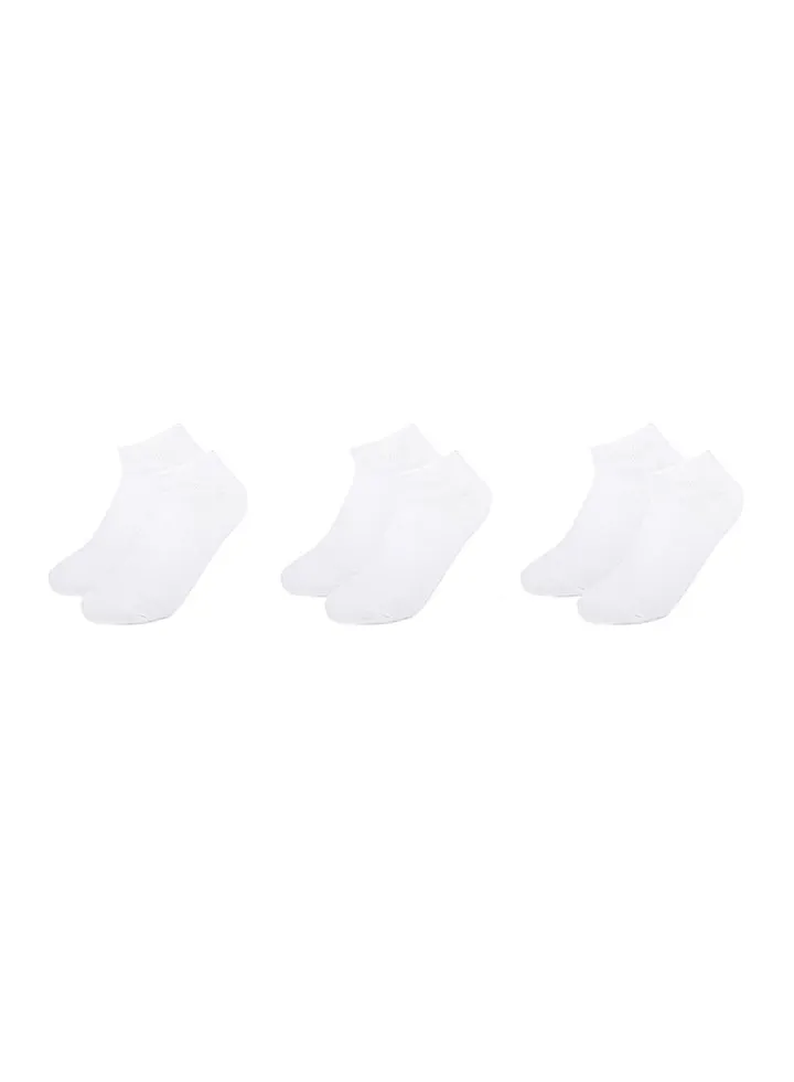 Pack Of 3 Casual Wear Socks White