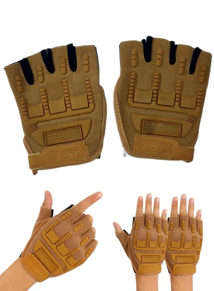 Half finger gloves for gym and motorcycle riding