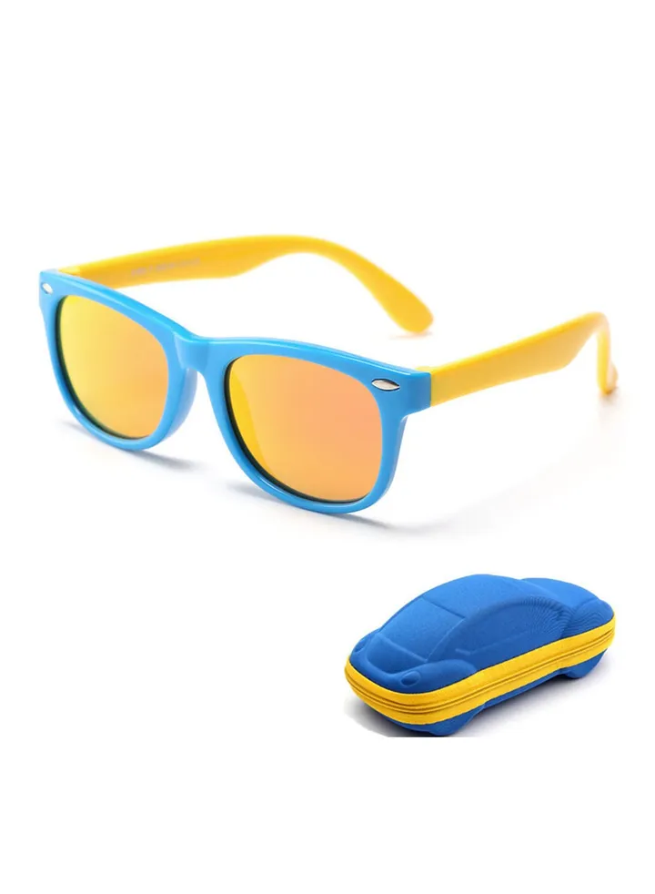 Rubber Flexible Kids Polarized Sunglasses for Baby and Children Age 3-8