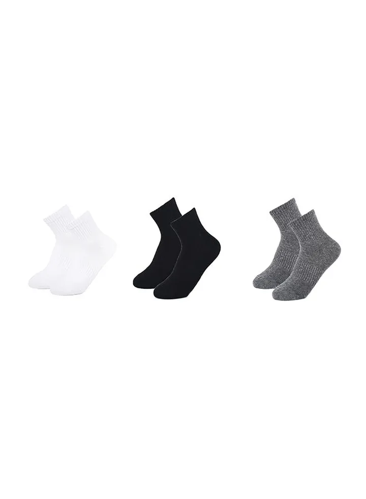 Pack Of 3 Casual Wear Socks Multicolour