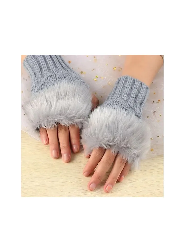 Soft fleece gloves