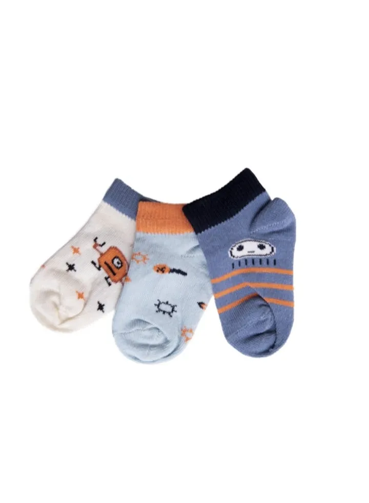 Kids Boy Sneaker Designed Pack 3