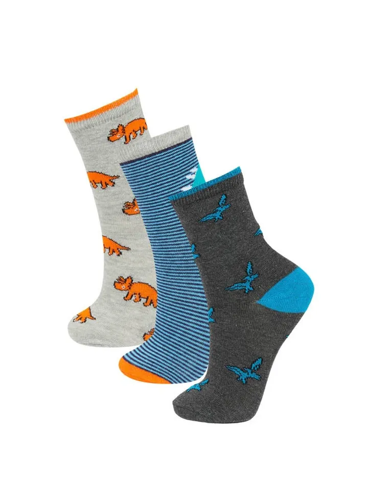 Boy High Cut Socks - 3 Pack