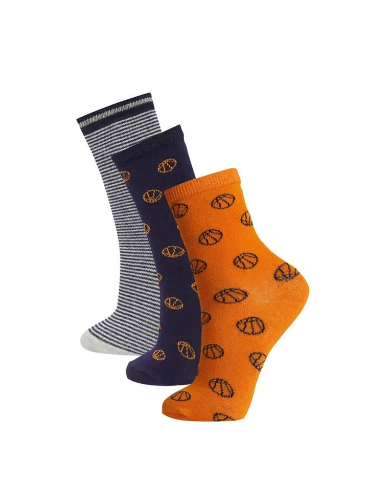 Boy High Cut Socks - 3 Pack