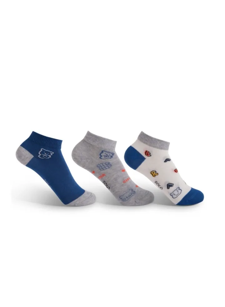 Kids Boy Sneaker Designed Pack 3