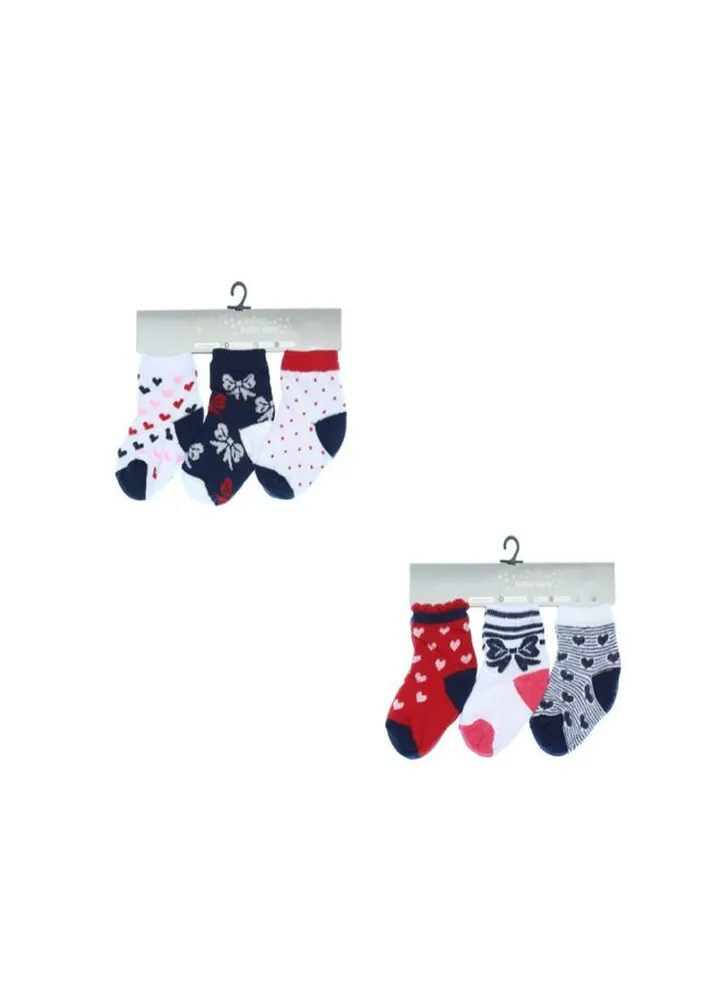 Bundle Of 6 Soft Cotton Socks For Baby Boys