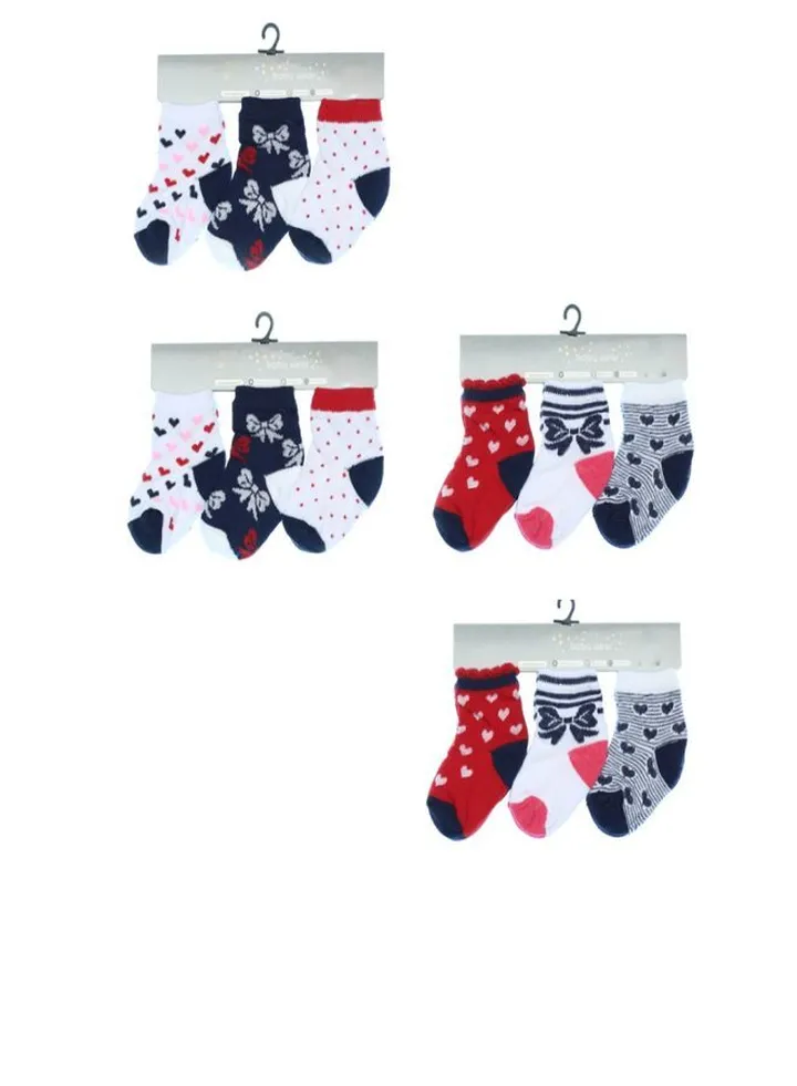 Bundle Of 12 Soft Cotton Socks For Baby Boys