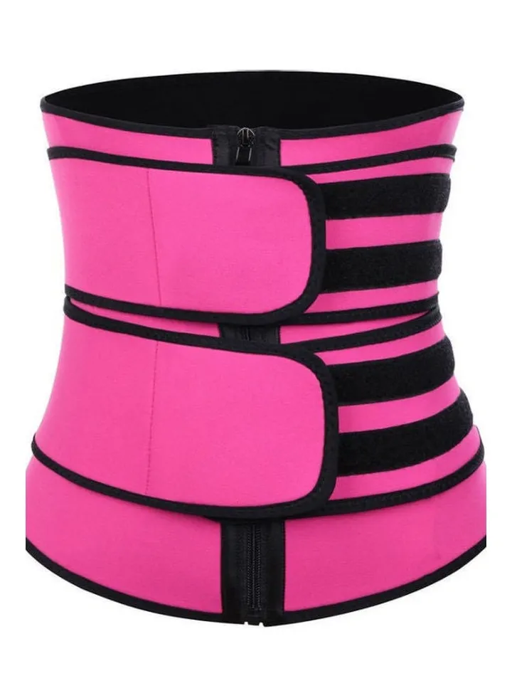 Adjustable Waist Belt Pink/Black