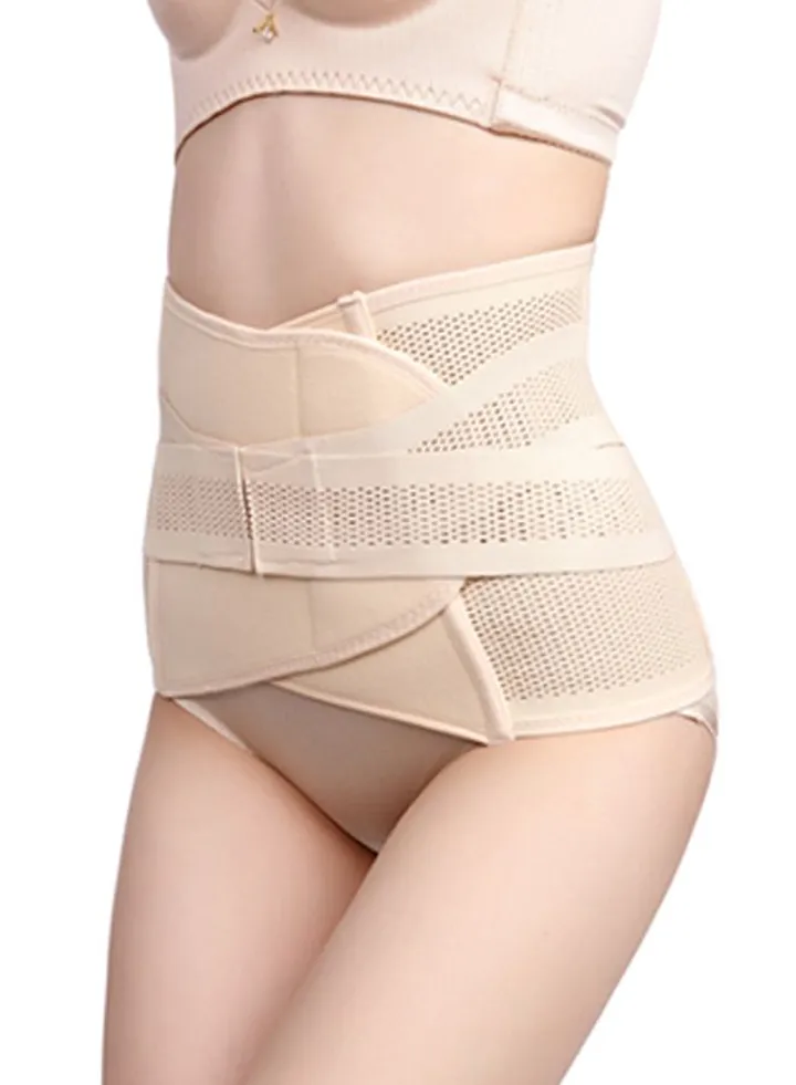 Torso Waist Training Corsets Beige
