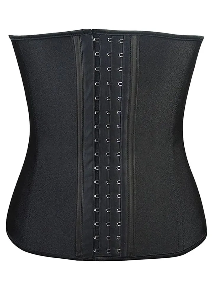 Belly And Waist Cincher Body Shaper Corset Black