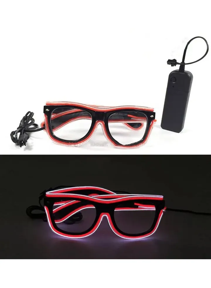Children's glasses with multi-colored LED lights