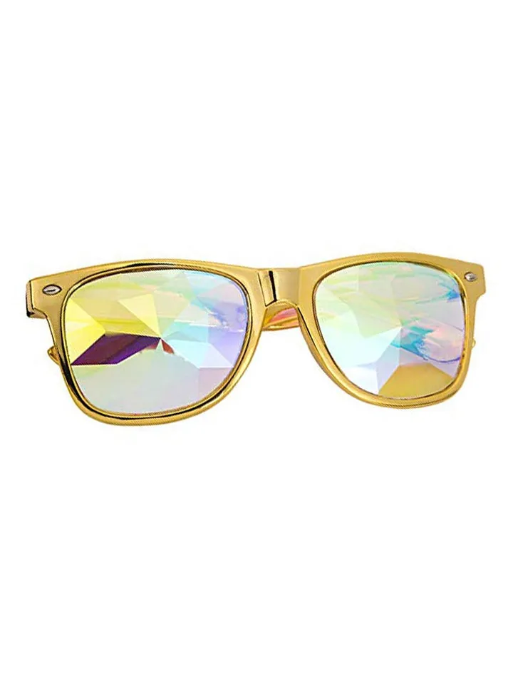 Kids' Oval Kaleidoscope Party Sunglasses