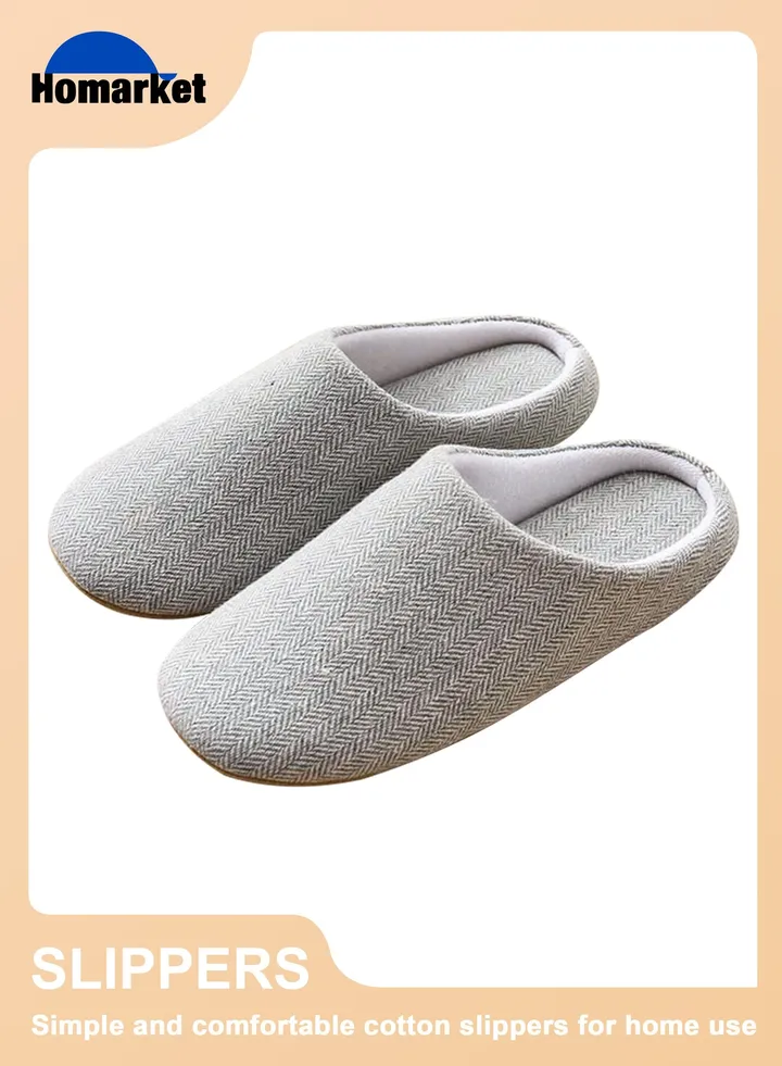 Comfort Slip on Bedroom Slippers for Men and Women Memory Foam Soft House Slippers Warm Plush Non-Slip Loafer Shoes for Indoor and Outdoor