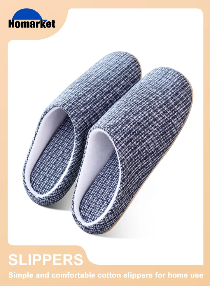 Comfort Slip on Bedroom Slippers for Men and Women Memory Foam Soft House Slippers Warm Plush Non-Slip Loafer Shoes for Indoor and Outdoor