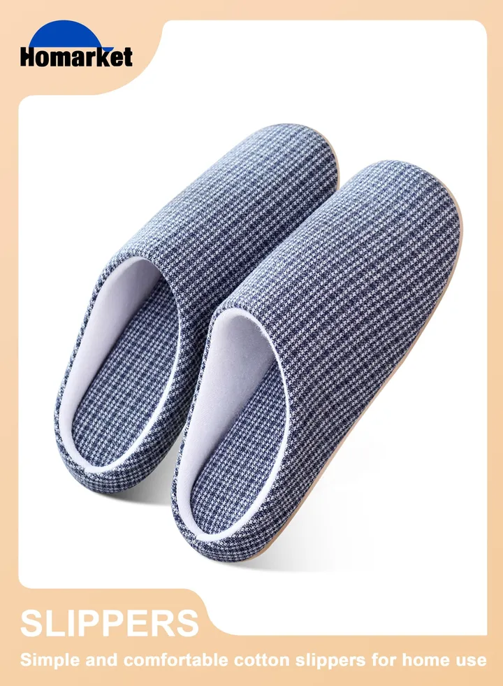 Comfort Slip on Bedroom Slippers for Men and Women Memory Foam Soft House Slippers Warm Plush Non-Slip Loafer Shoes for Indoor and Outdoor