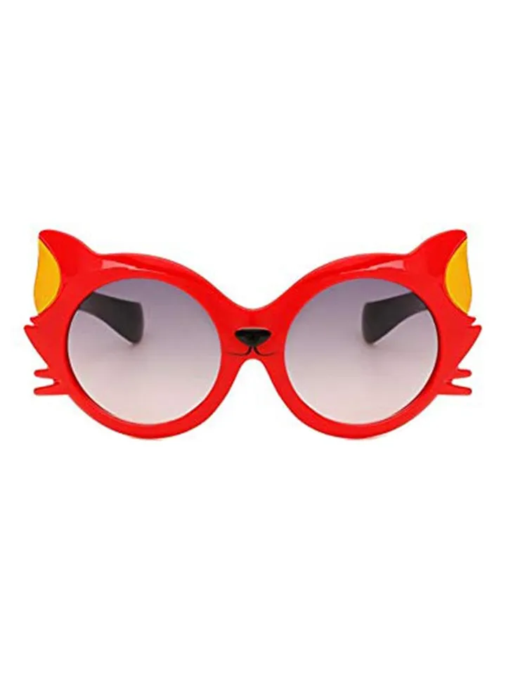 Kids' Cartoon Cat Design Stylish Sunglasses
