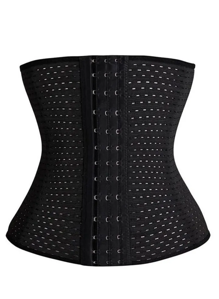 Hourglass Waist Training Corset Black