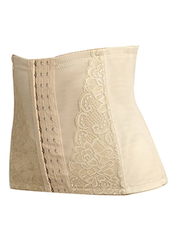 Underbust Double Boned Corset Beige