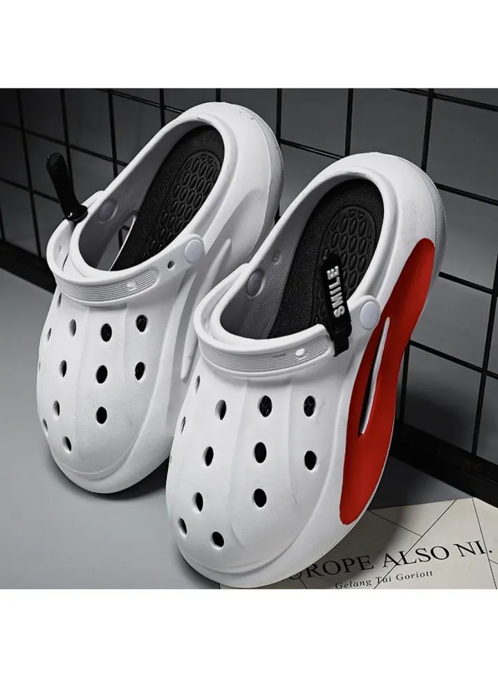 Wear Non Slip Lightweight Perforated Shoes For External Wear