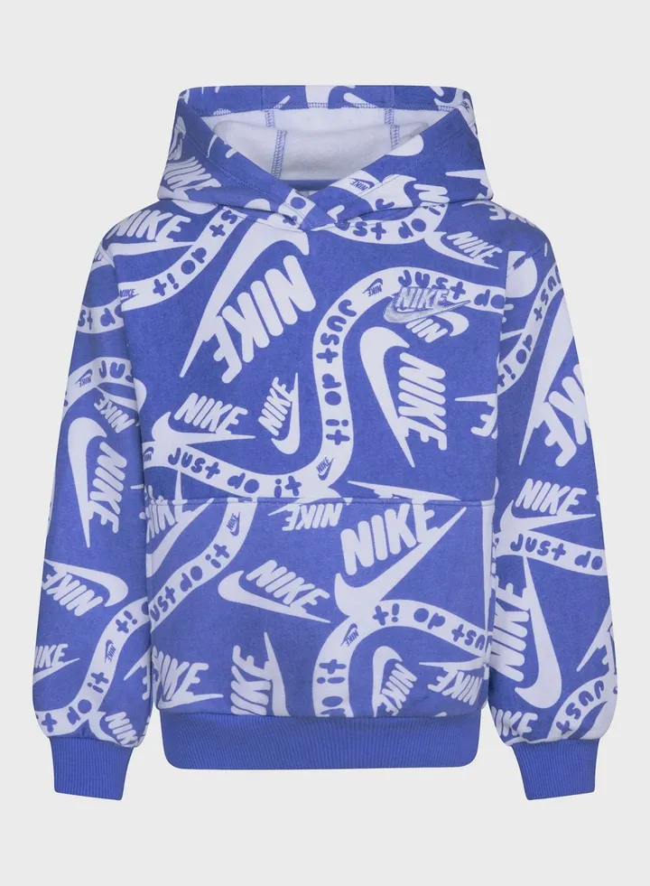 Kids Club All Over Printed Hoodie