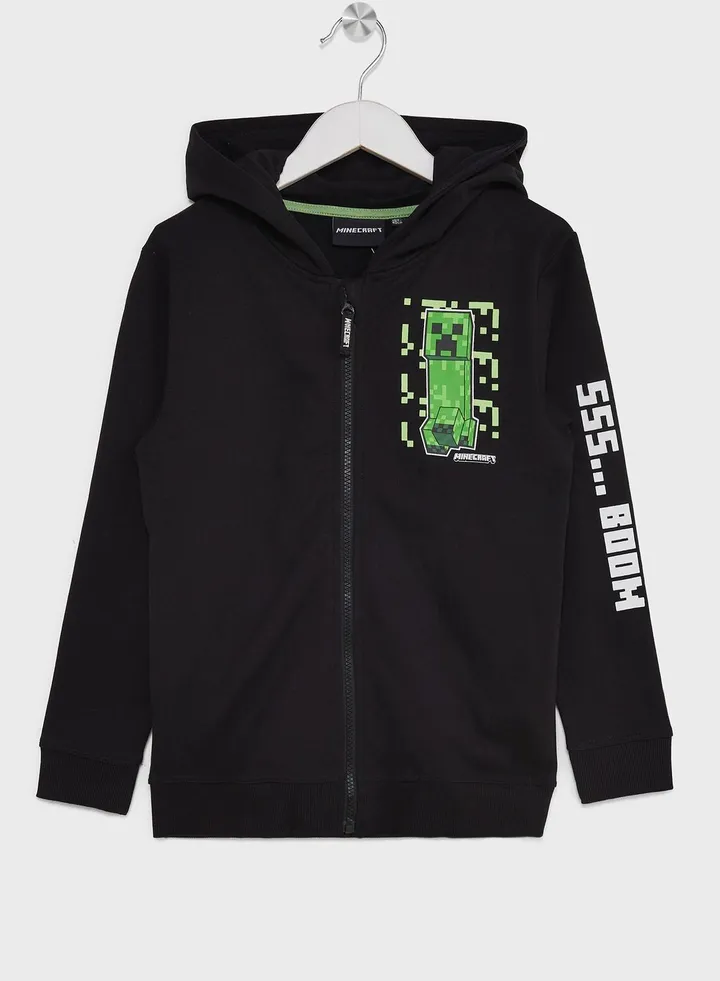 Minecraft Boys Printed Jacket