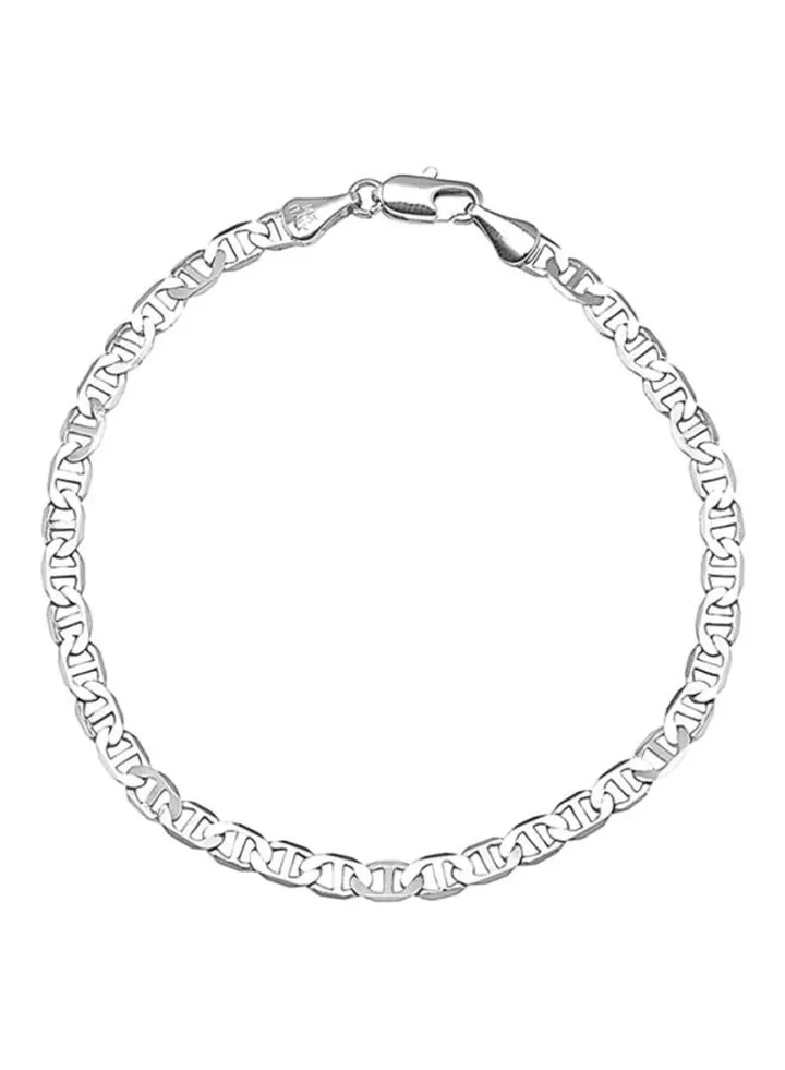 Fine Silver Plated Link Bracelet
