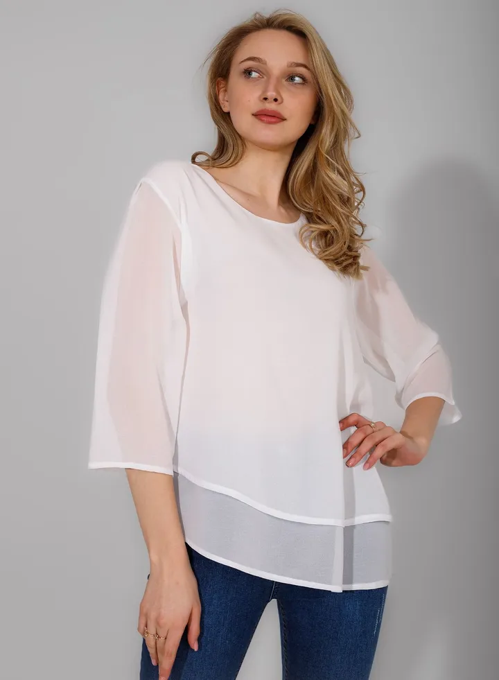 women’s short sleeve soft blouse