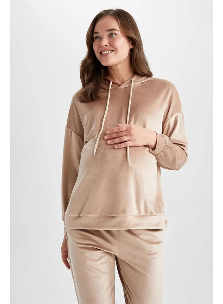 Woman Maternity Wear Knitted Tops Long Sleeve