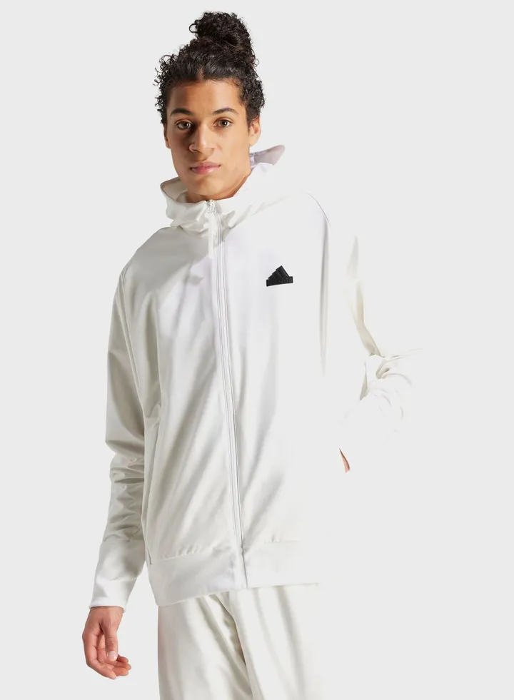 Logo Woven Hoodie