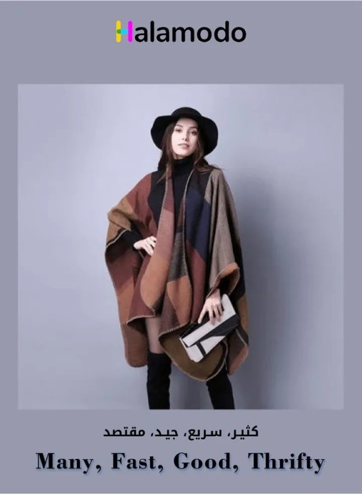 Women's Autumn and Winter Scarf Versatile Thickened Shawl