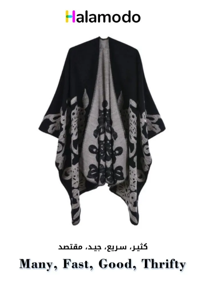 Women's Autumn and Winter Scarf Versatile Thickened Shawl