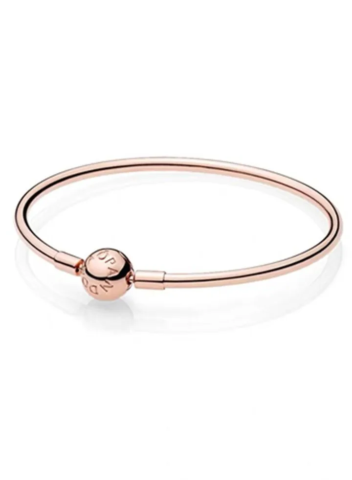 Pandora Jewelry rose gold Bangle Bracelet Gift