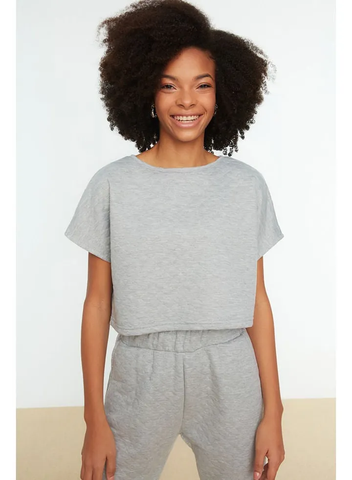 Woman Blouse Gray