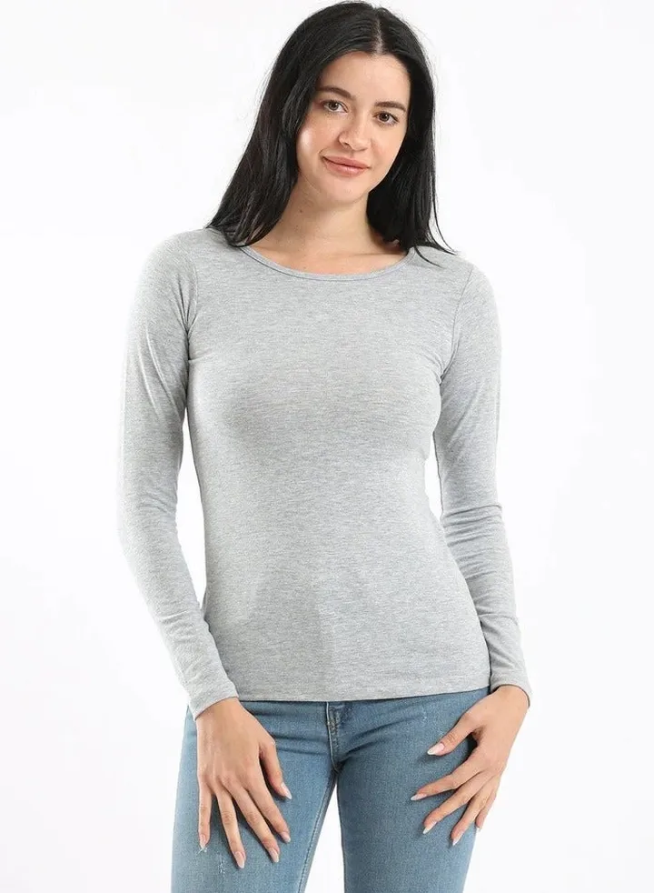Carina- Women Full Sleeves-Grey