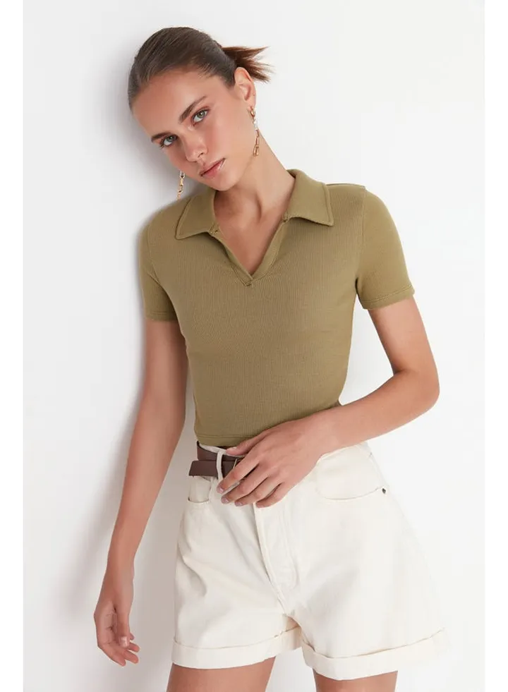 Woman Blouse Khaki