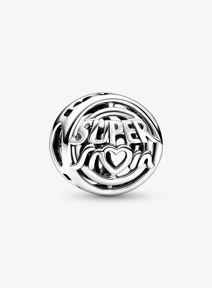 Pandora Moments Mum Hero Openwork Charm for Women's Bangle 792644C00