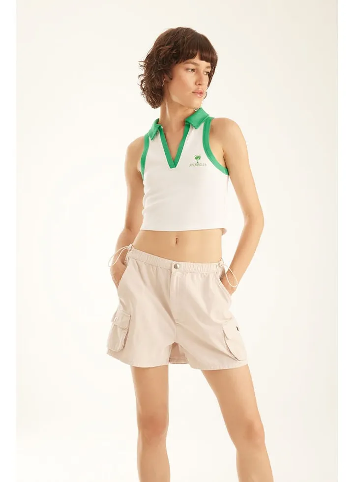 Woman Fitted Knitted Top