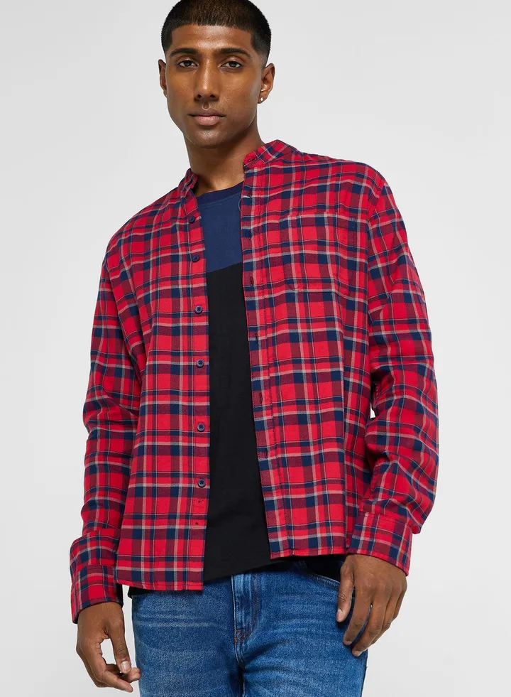 Checkered Long Sleeve Shirt