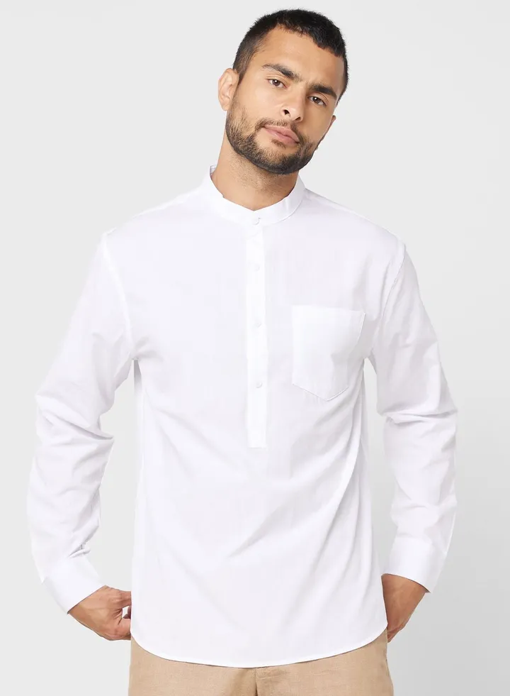 Grandad Collar Shirt