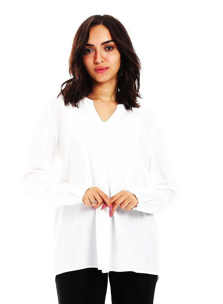 Women’s Casual Roll Up Sleeves Shirt