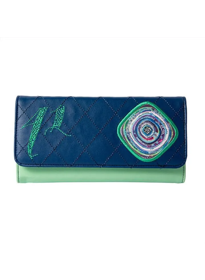 Evil Eye Embroidered Wallet