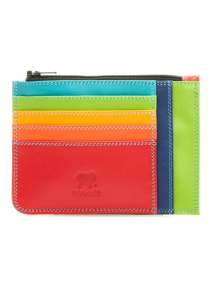 Slim Credit Card Holder With Coin Purse Black/Pace