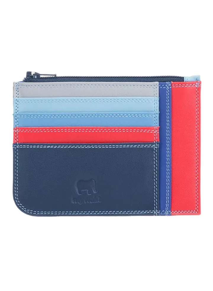 Slim Credit Card Holder With Coin Purse Royal