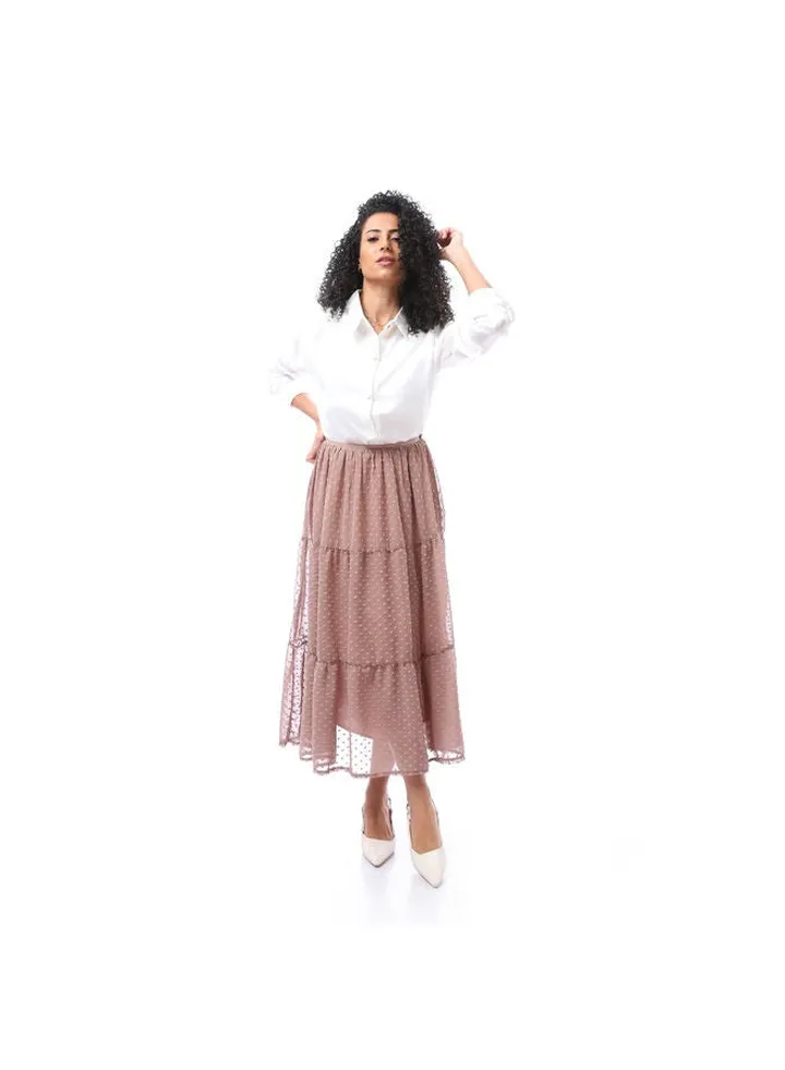 Stan Shirt with Classic Collar - White