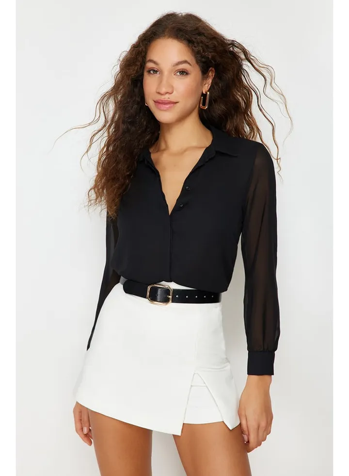 Shirt - Black - Regular fit